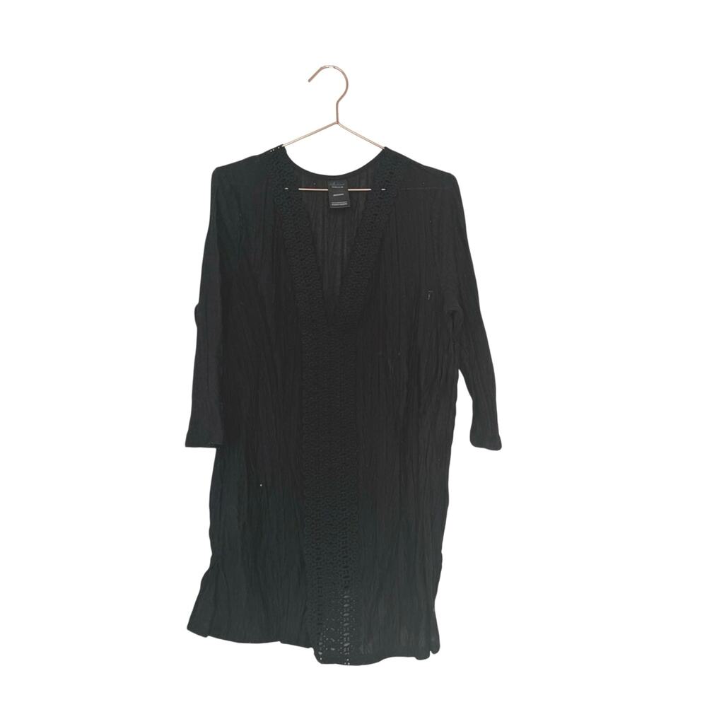 Catalina Black Long Sleeve swimsuit cover up